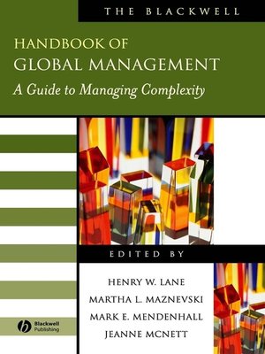 cover image of The Blackwell Handbook of Global Management